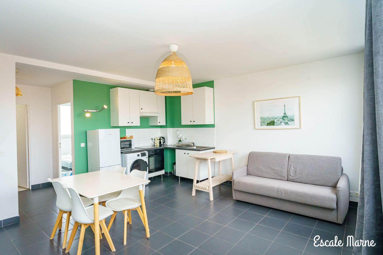 Escale-Marne Fr - 202 - Free Parking - Free Luggage Storage - All Equipped - Linen Included - Washing Machine - 10Mn Walk Metro 8 - Rer A - Panoramic View - From 1 To 14 Guests Maisons-Alfort Eksteriør billede
